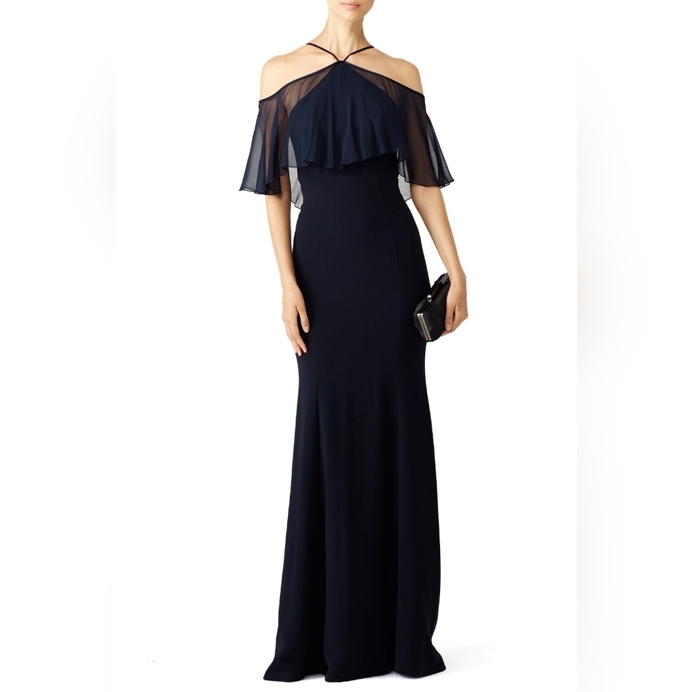 Theia Midnight Flight Flutter Gown